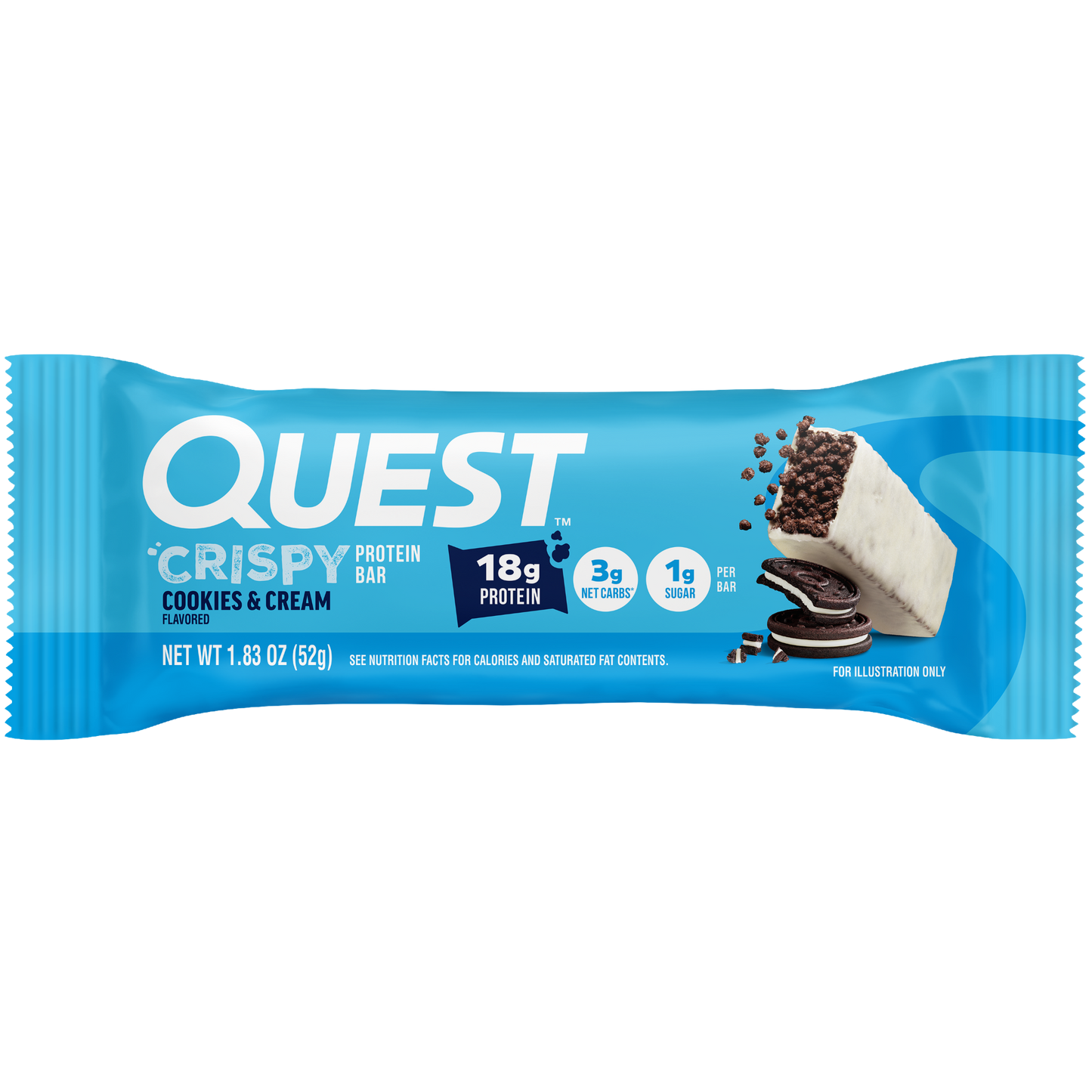 cookies-and-cream-crispy-hero-protein-bars-d8 400110_QN_USA_Pkg_Crispy_ProteinBar_CAC_Wrapper_3D_Front_Force.png